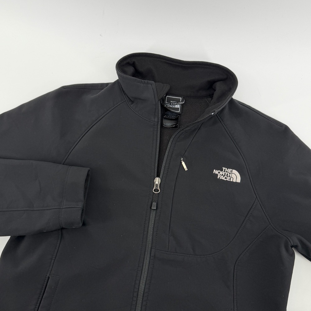 The North Face Womens Medium Apex Bionic Softshell Jacket Black AMVX T183